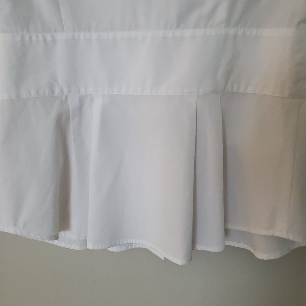 Diane von Furstenberg White Cotton Shirt - Picture 7 of 10